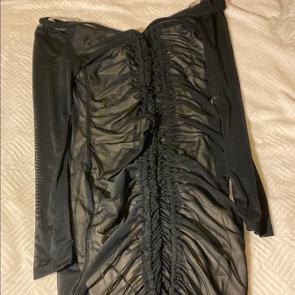 Jasmine Black and Cream Dress